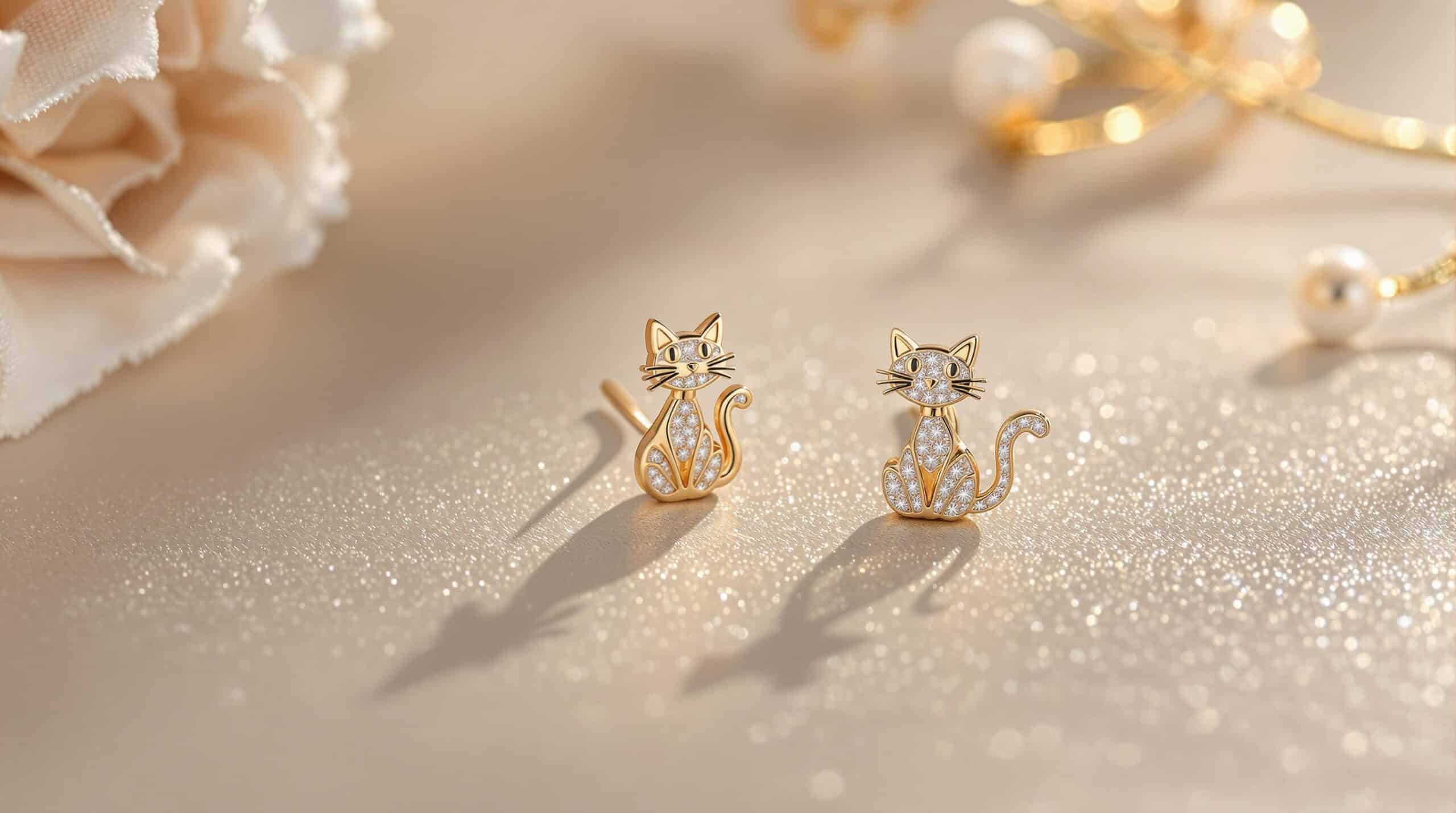 earrings cat