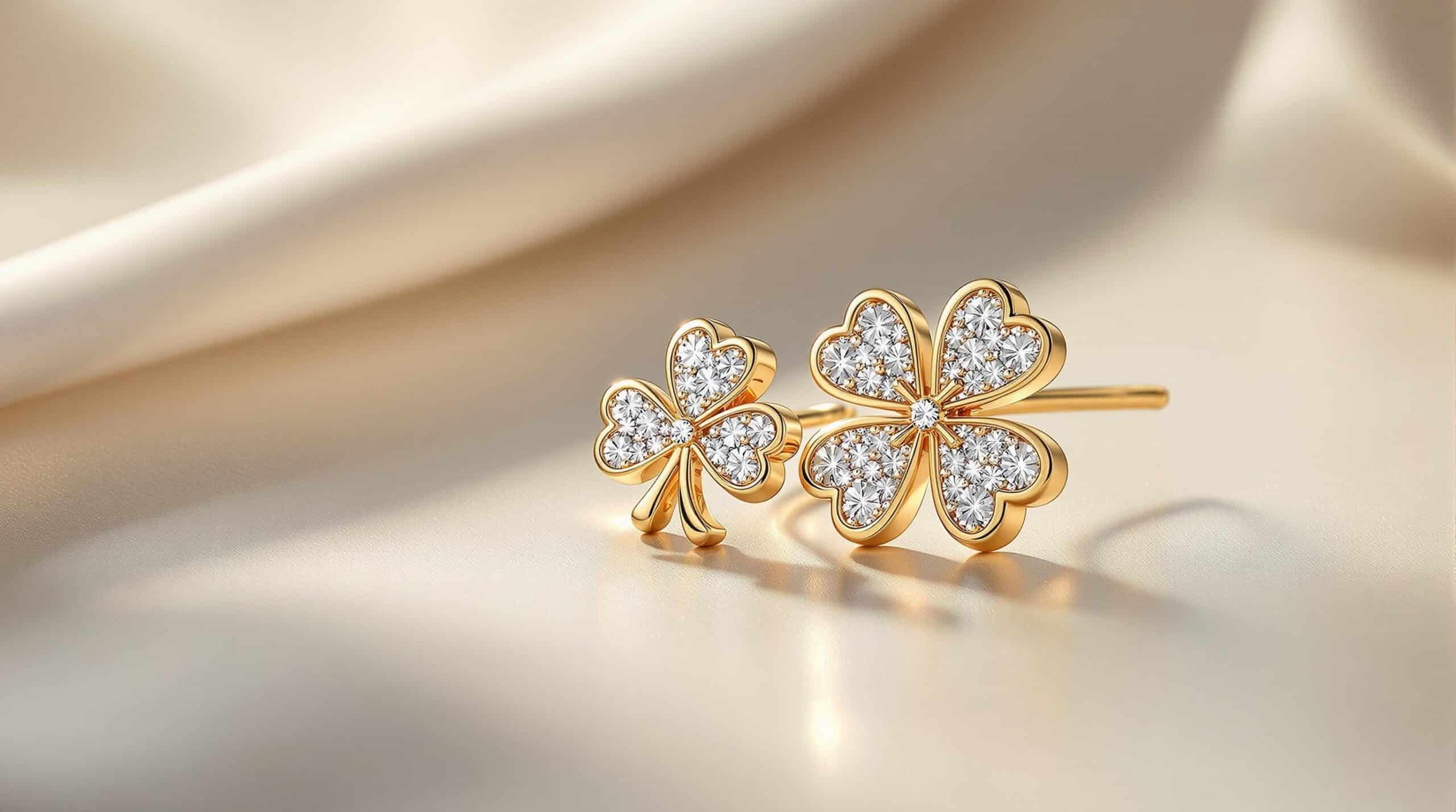 earrings clover