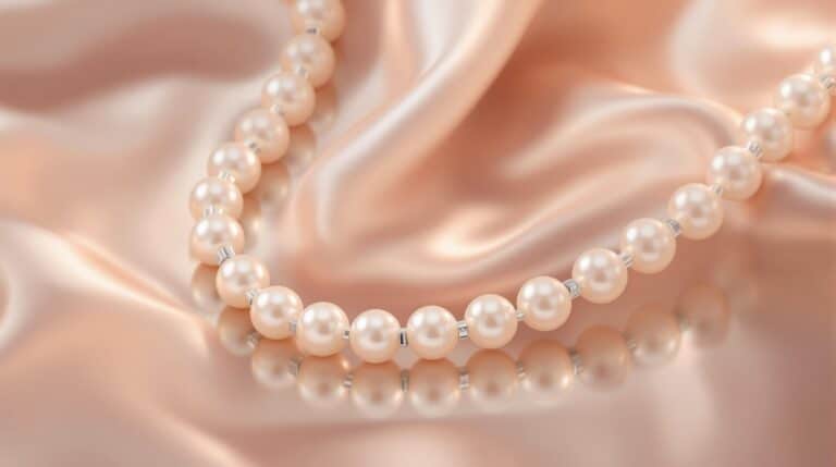 freshwater pearl necklace sterling silver
