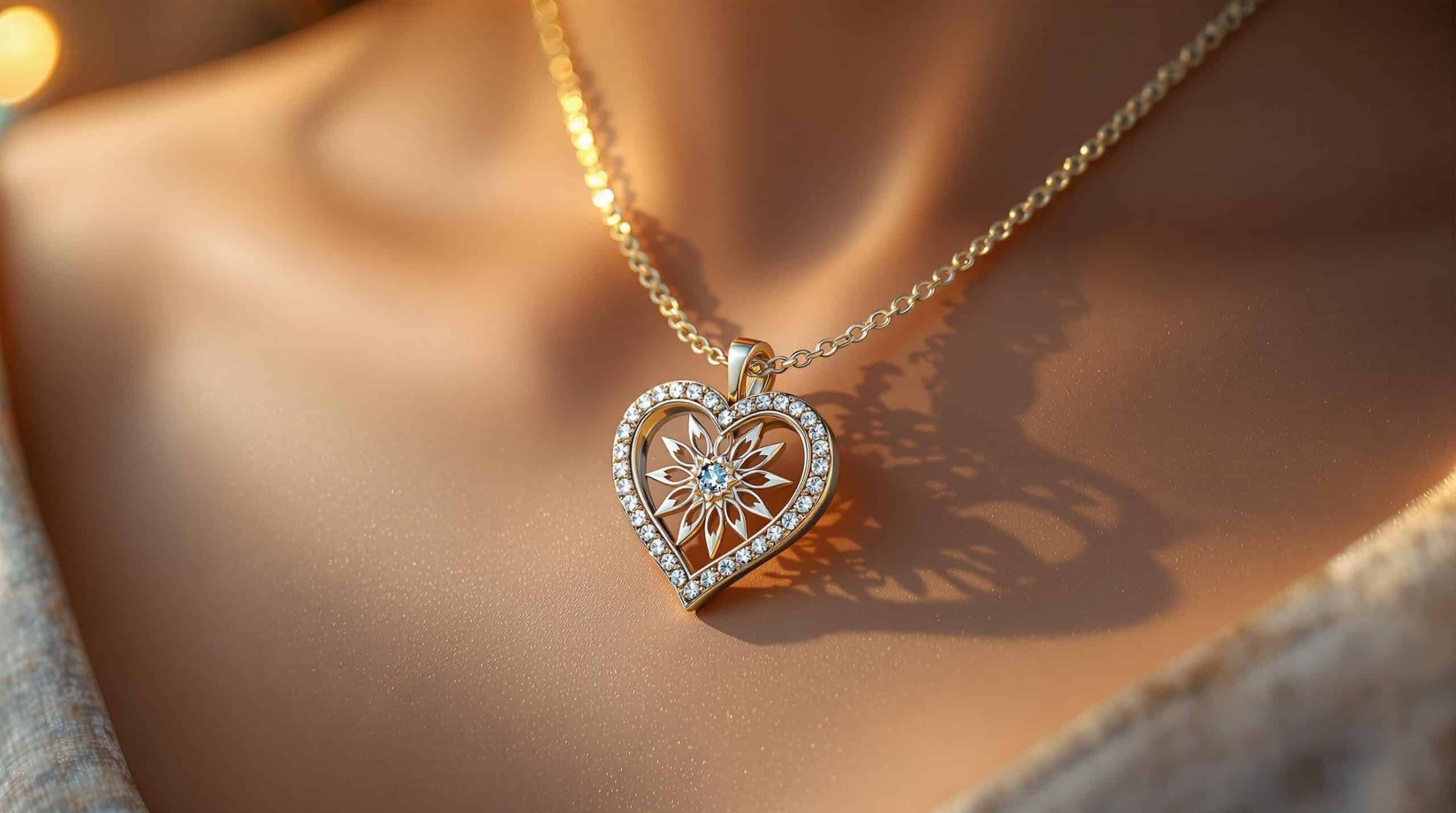 friendship silver necklace