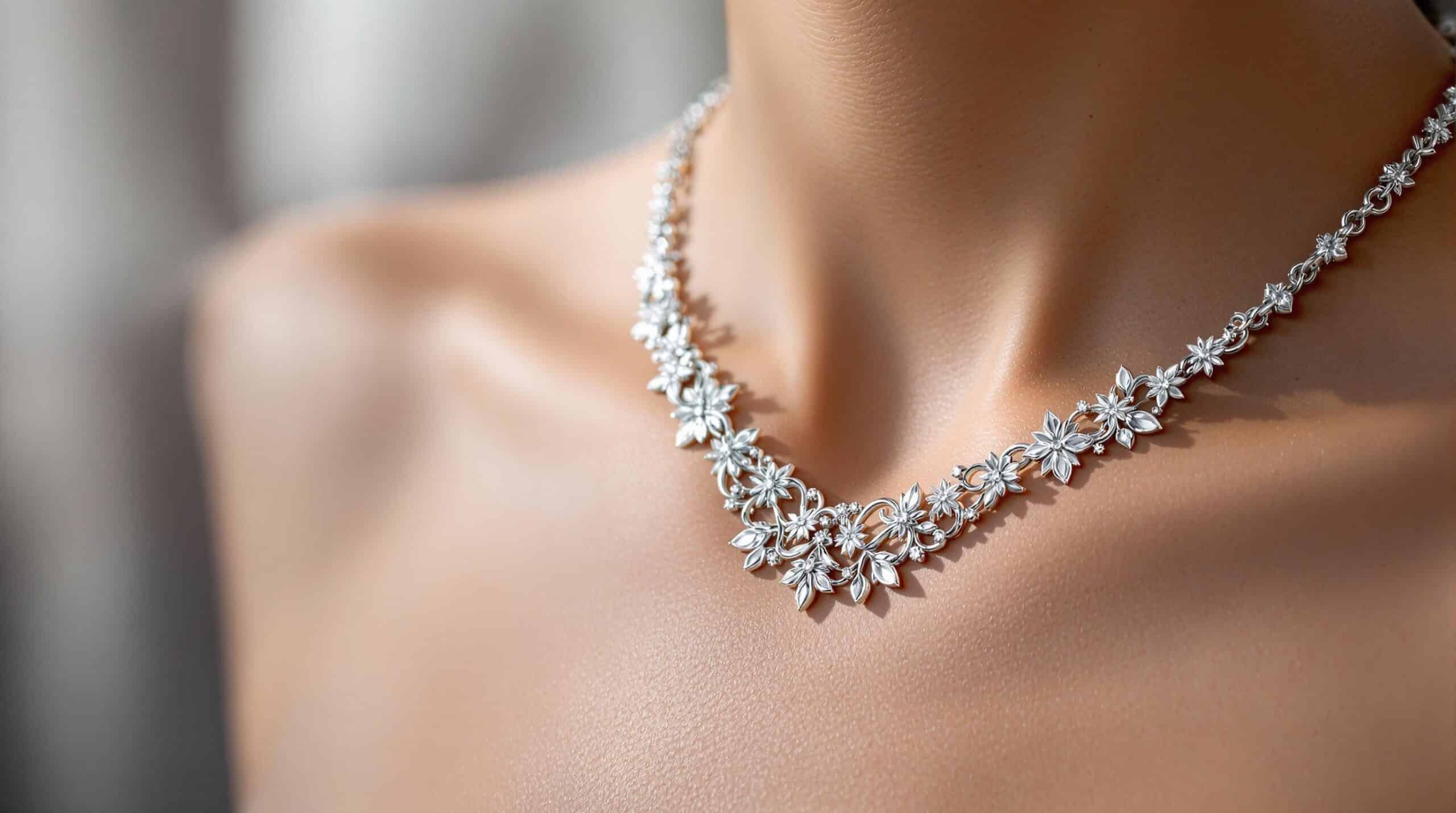 genuine silver necklace