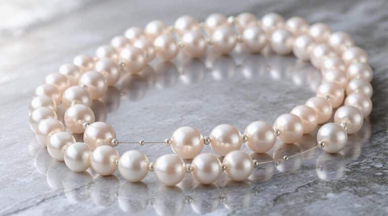 handmade freshwater pearl necklace