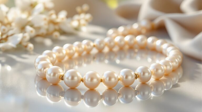 handmade pearl necklaces