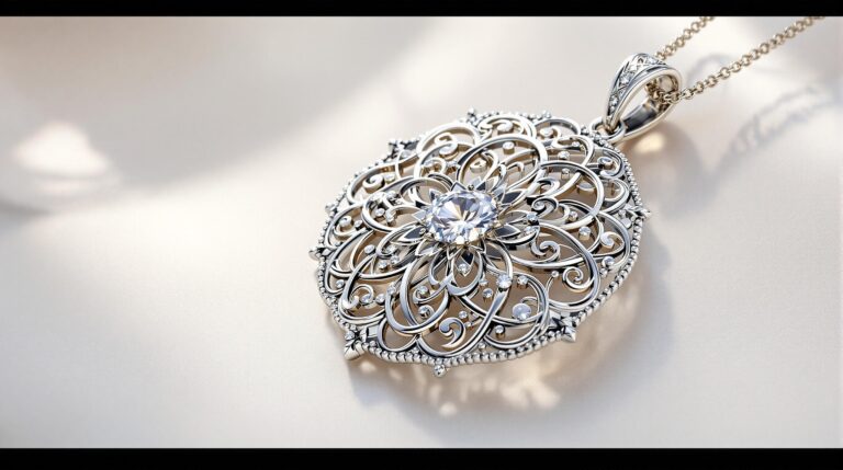 handmade silver pendant