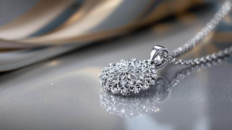 handmade silver pendant necklace