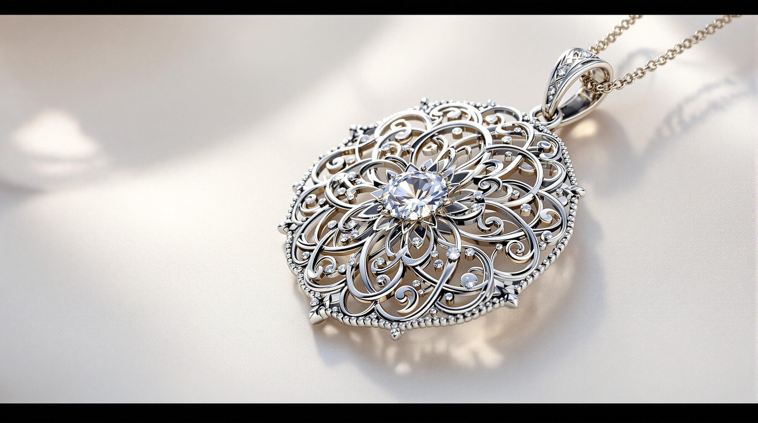 handmade silver pendant