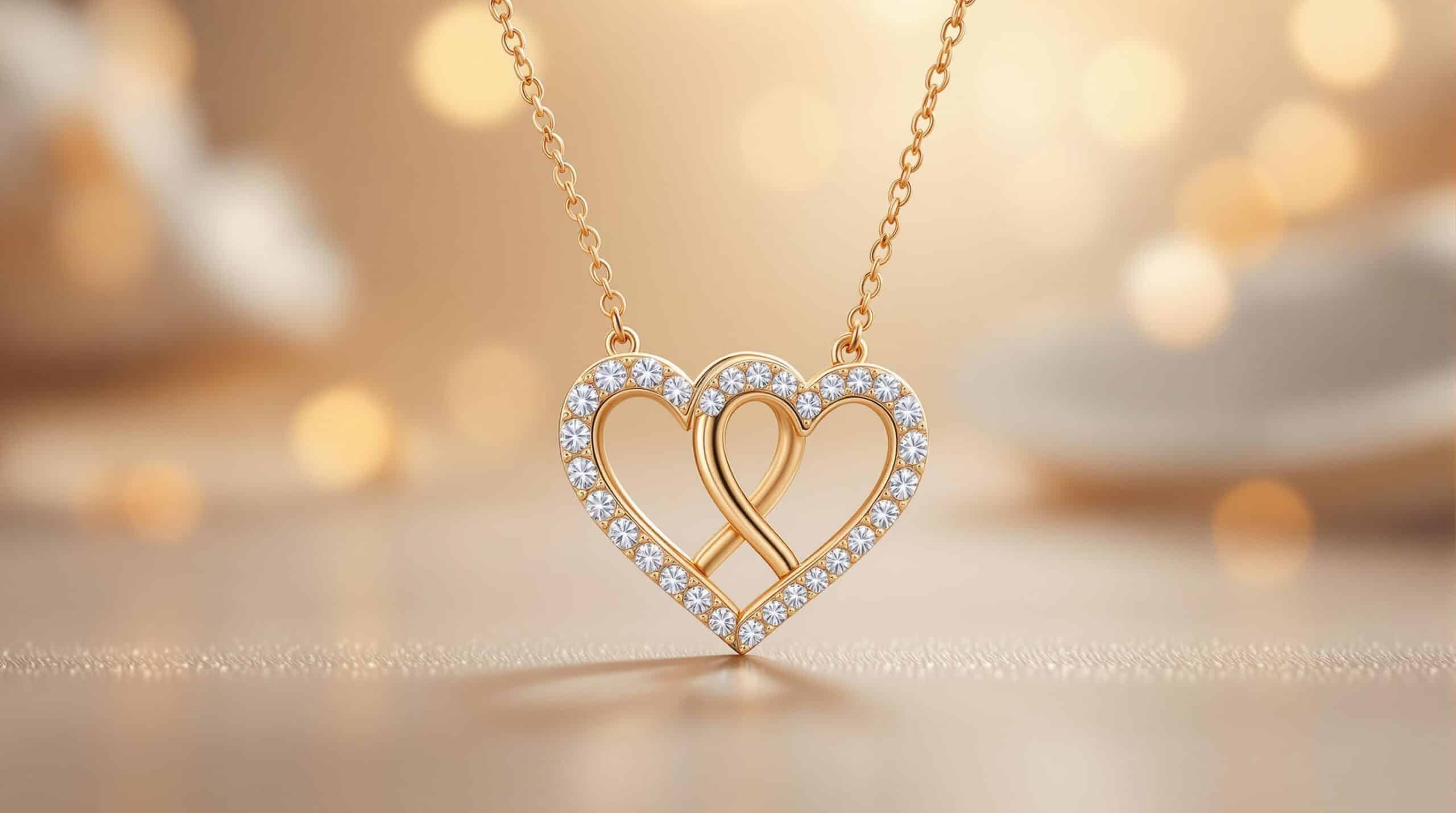 heart best friend necklaces