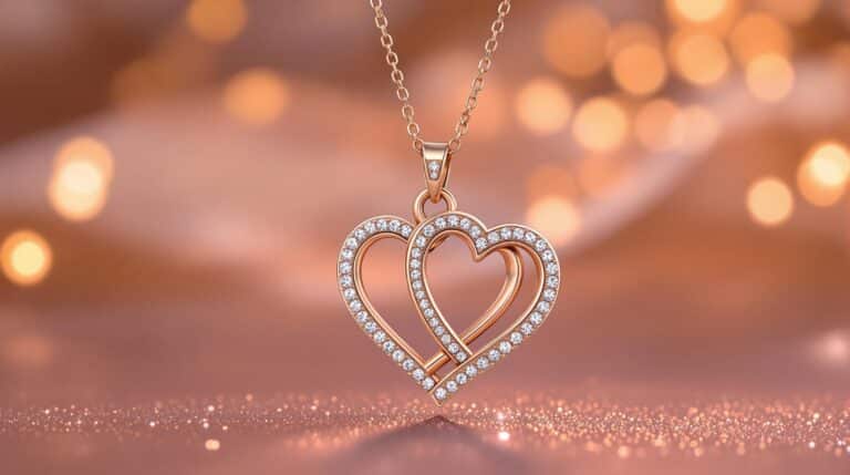 heart friendship necklace