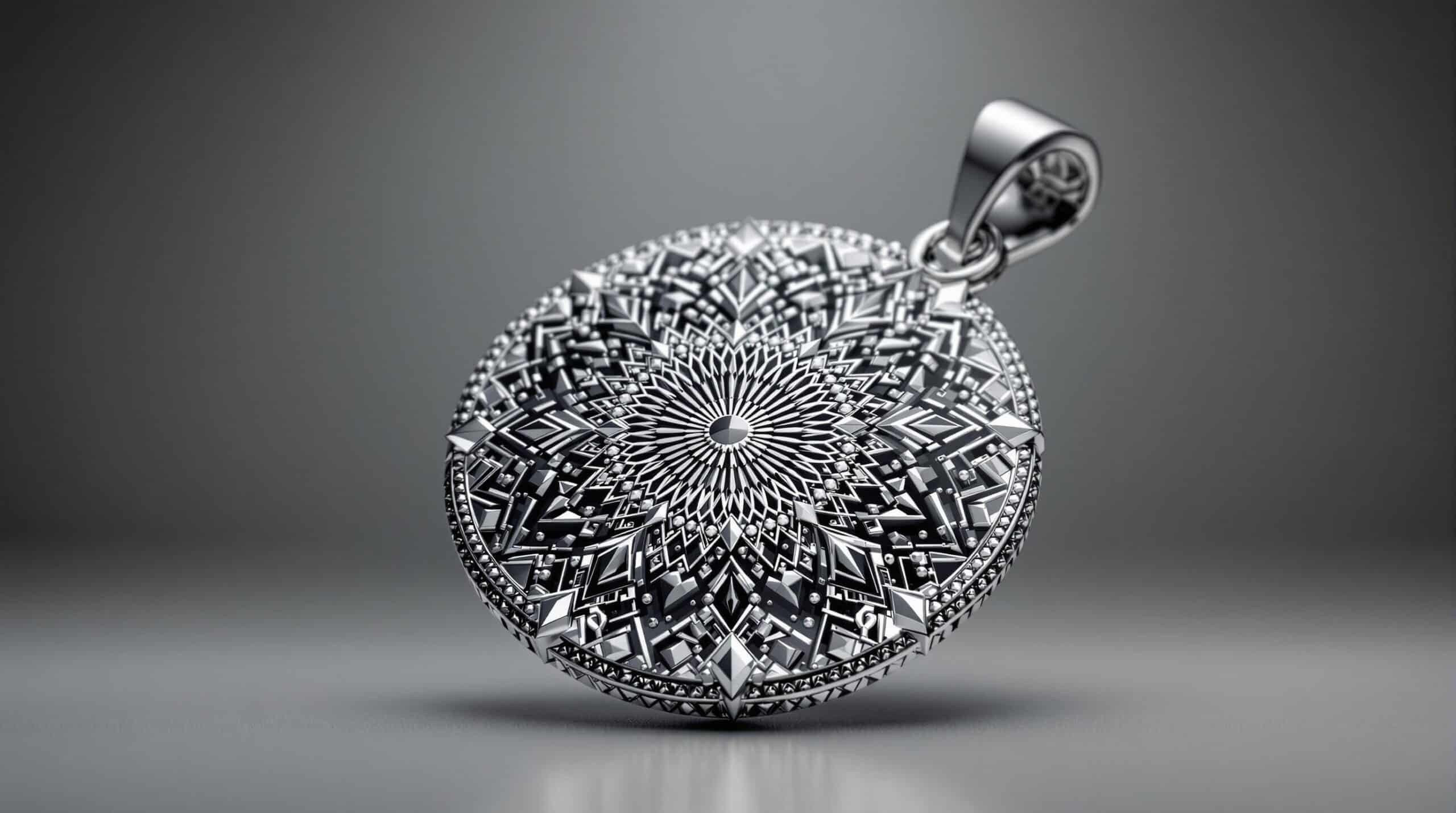 huge sterling silver pendant
