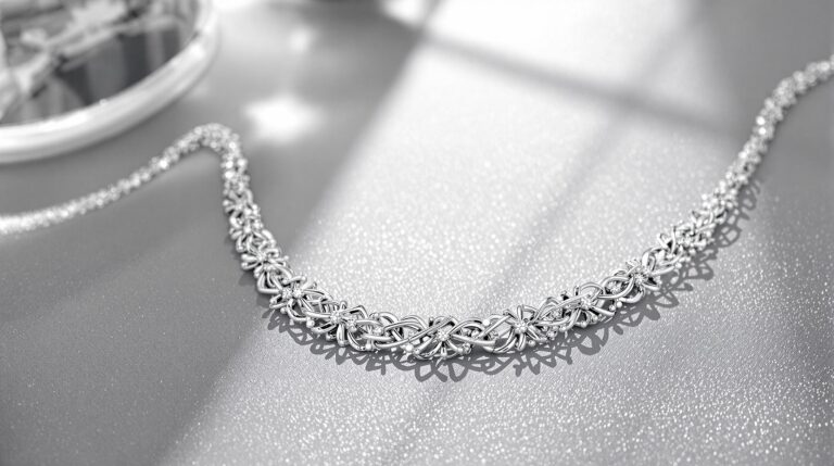 jewellery silver necklace