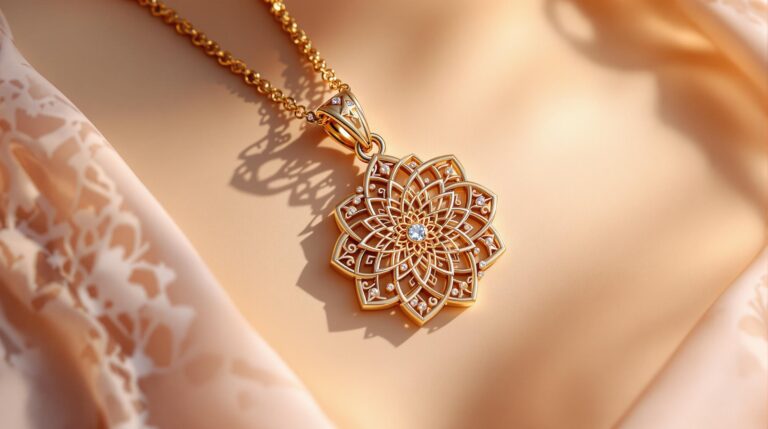 karma pendant necklace