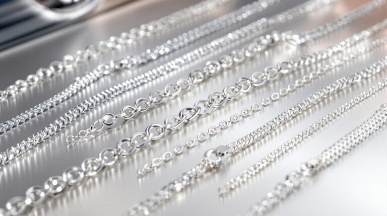 kinds of silver chains