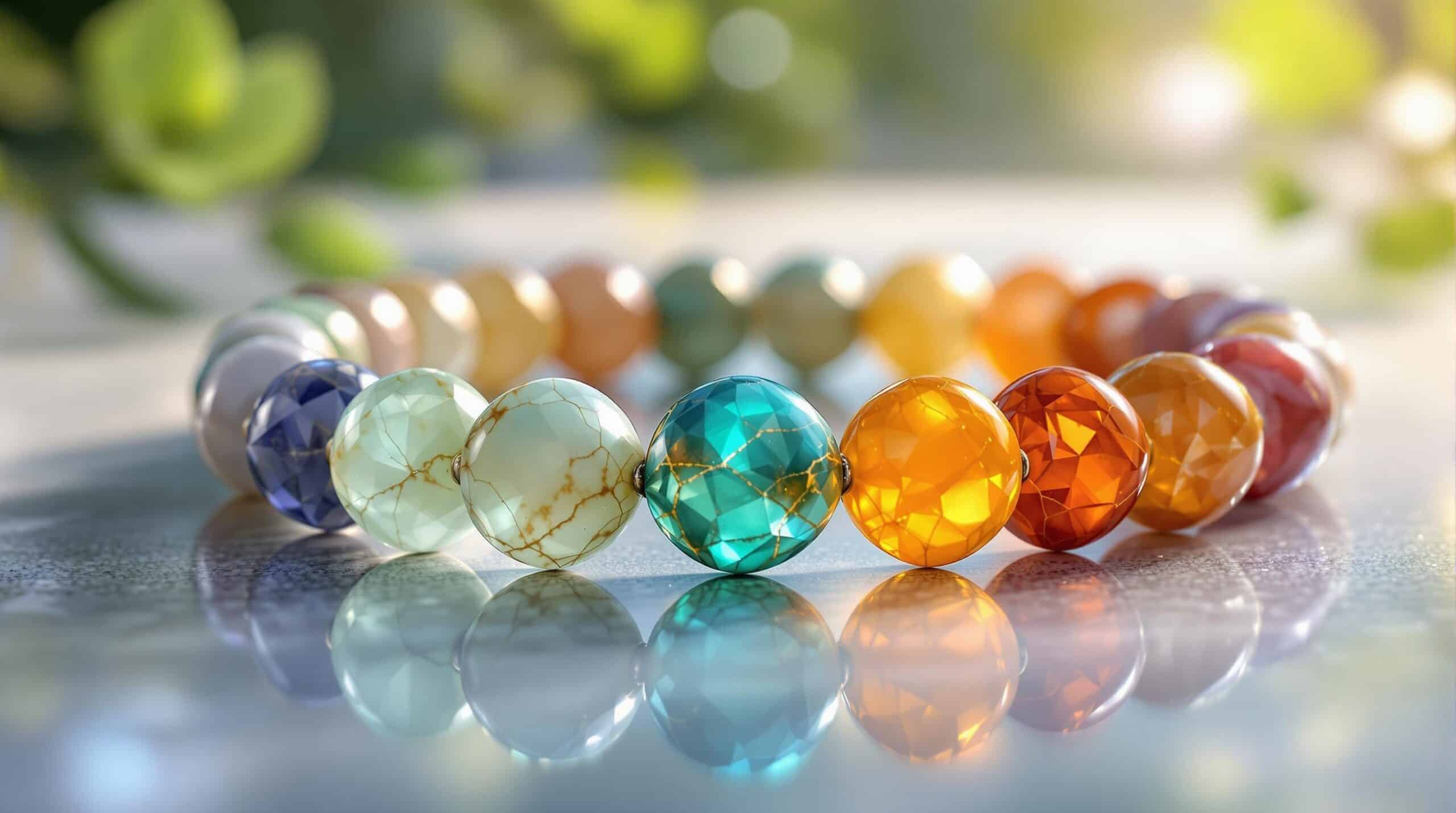 natural chakra bracelet
