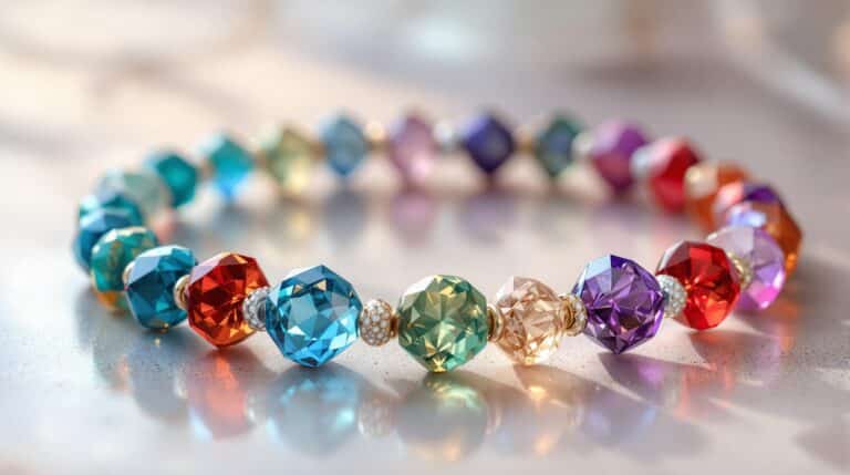 natural gemstone chakra bracelet