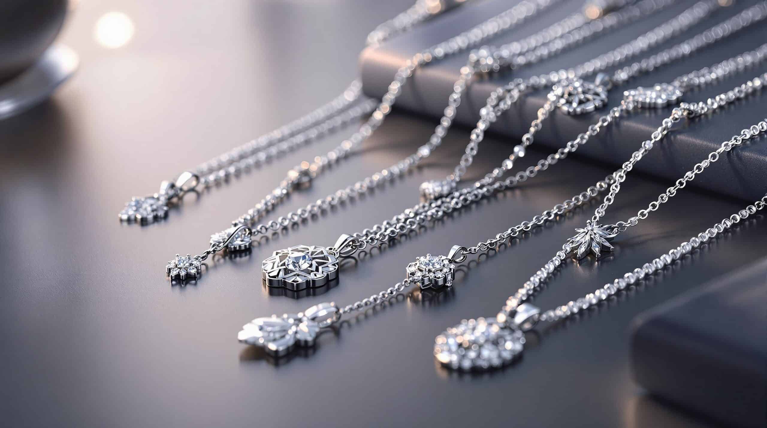 neck chain designs for ladies silver