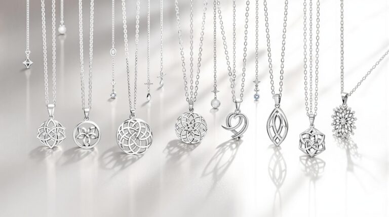 necklace designs silver