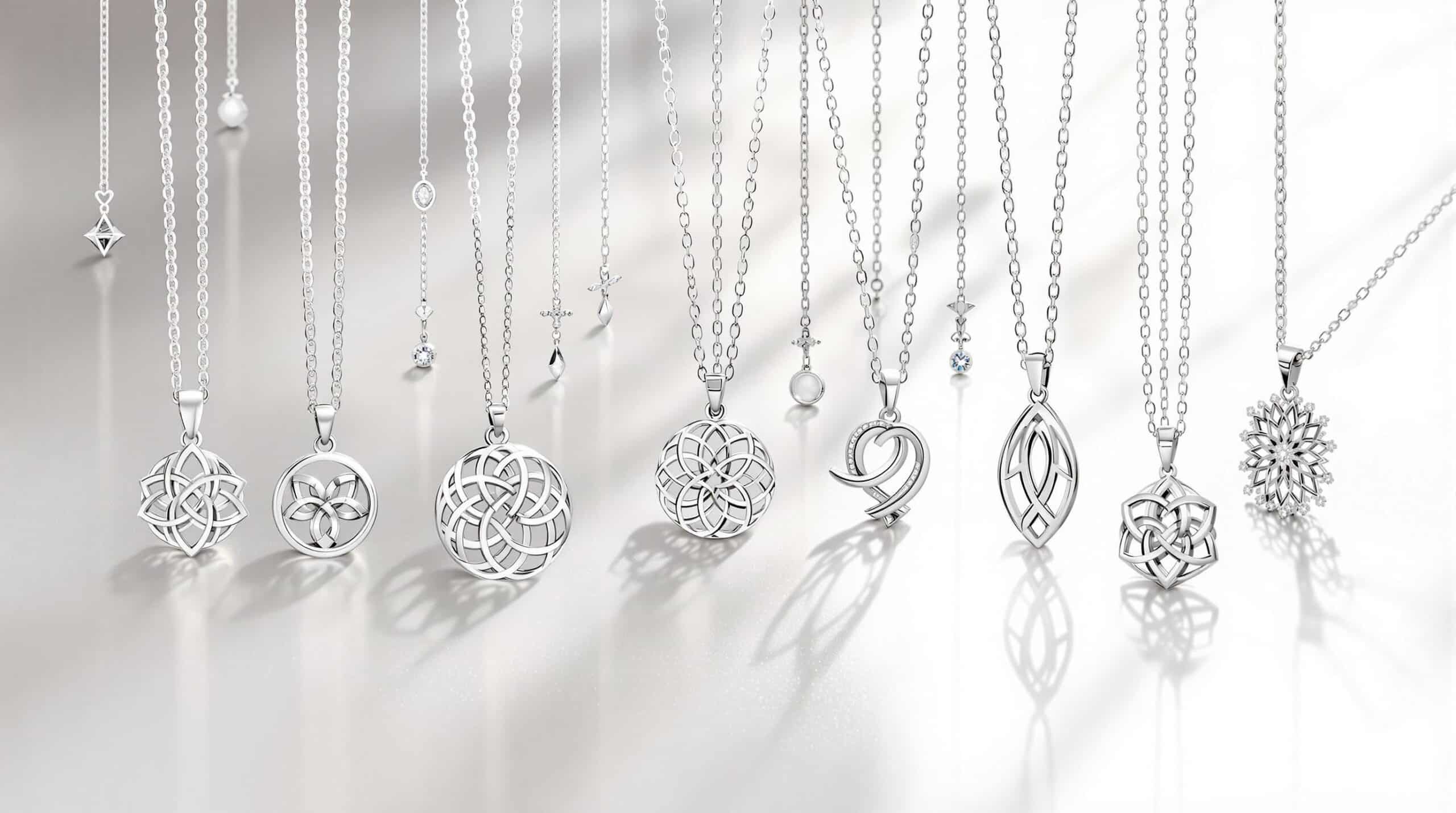 necklace designs silver