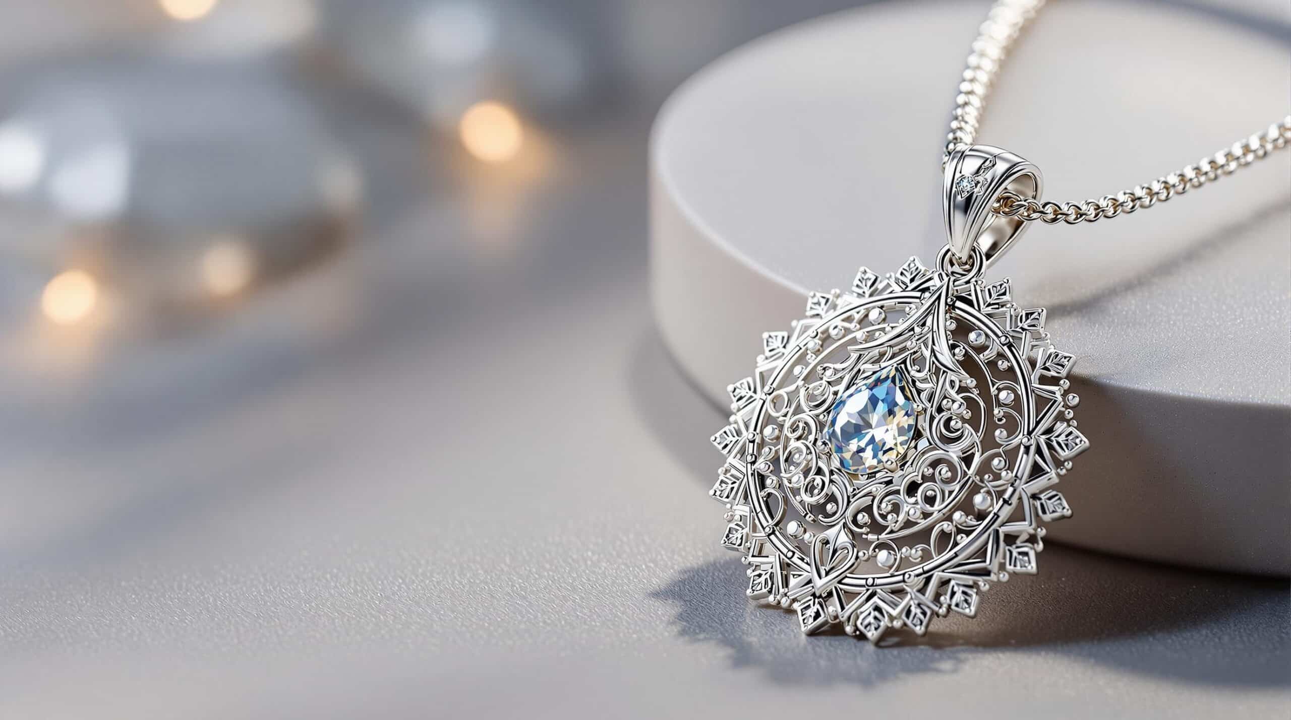pendant silver chain