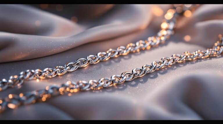 pure silver chain for women online
