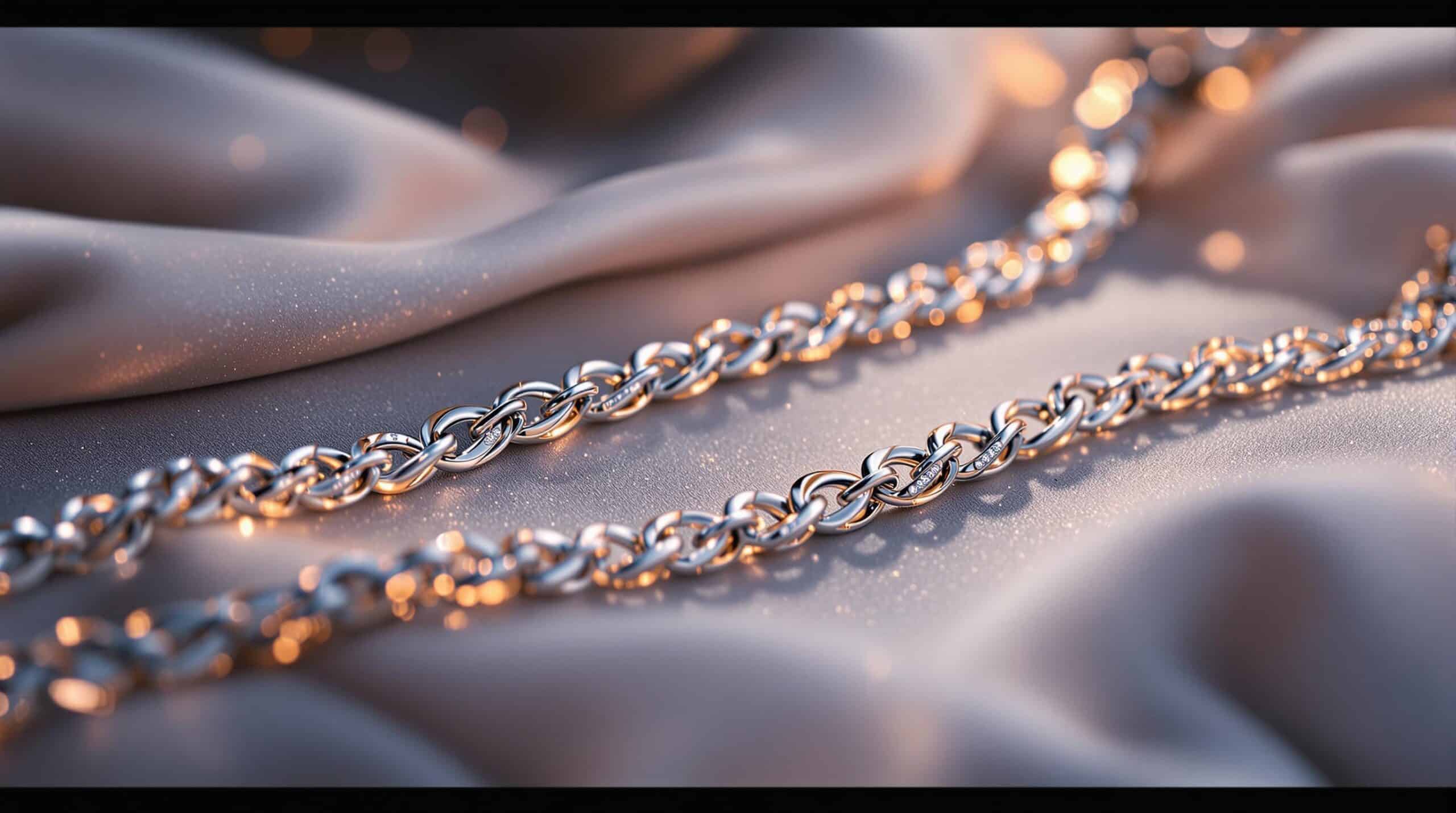 pure silver chain for women online