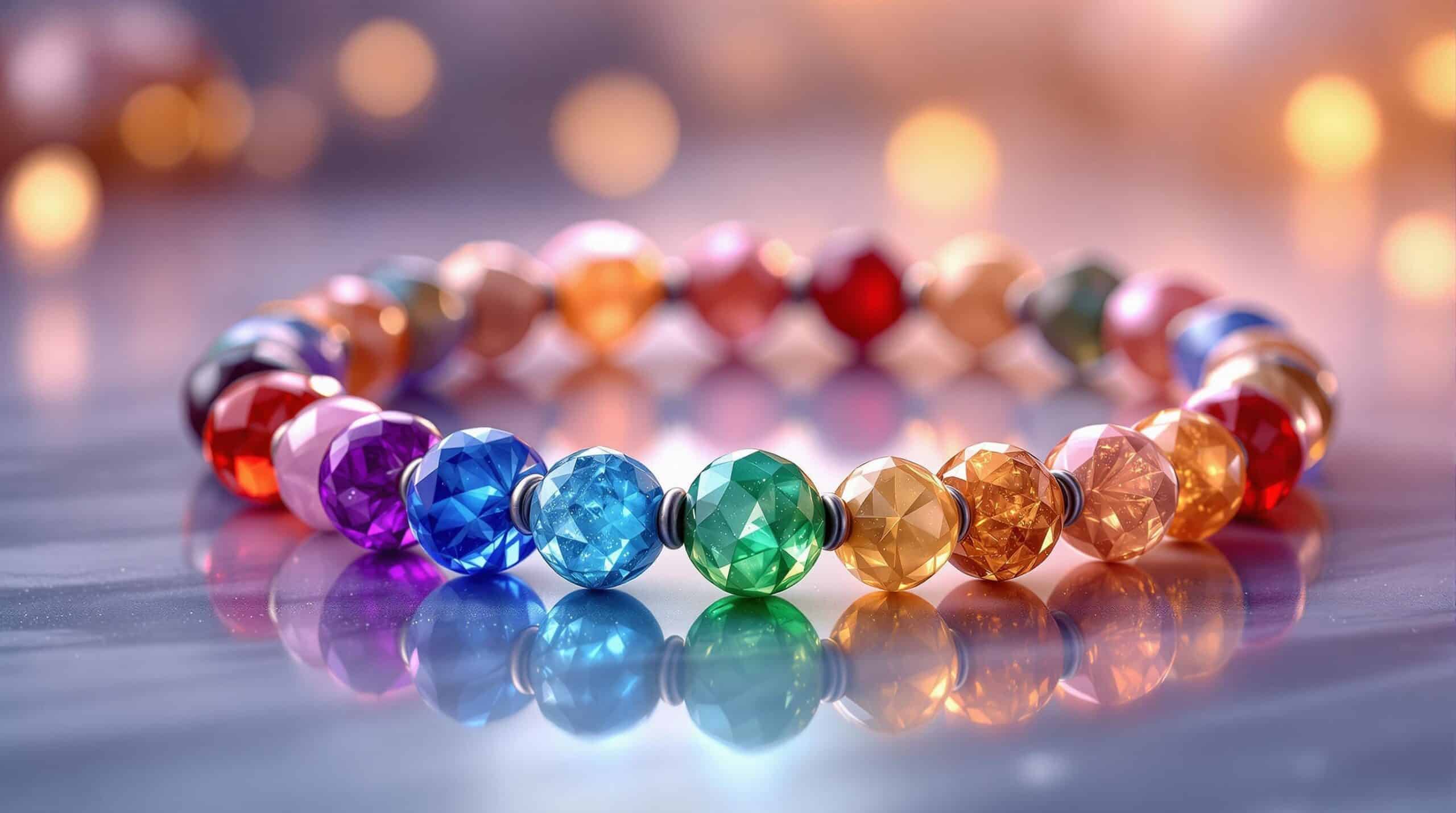 real 7 chakra bracelet