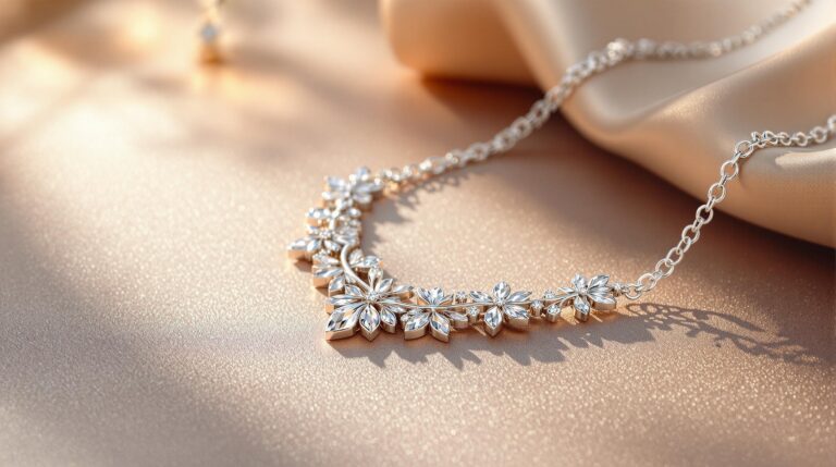 real silver necklaces for women