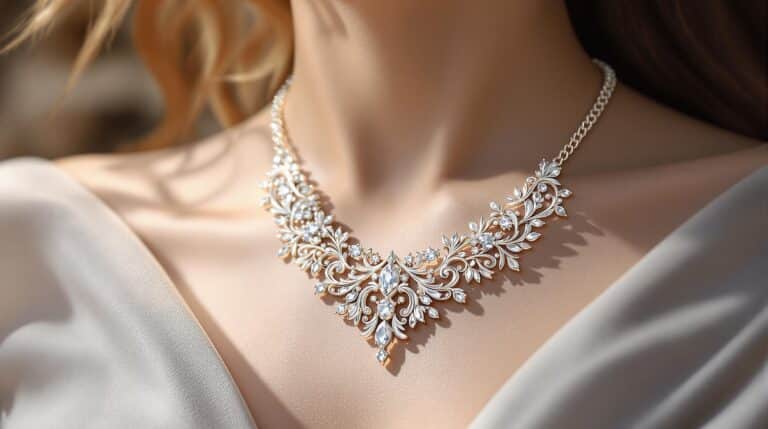 silver 18 necklace