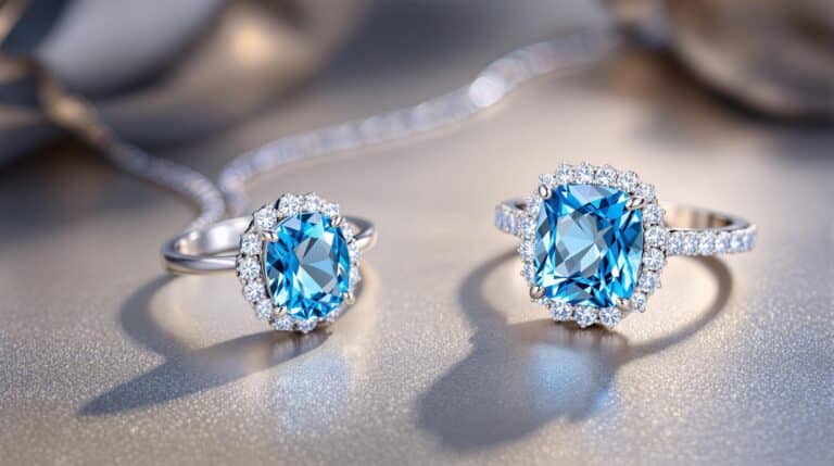 silver blue topaz