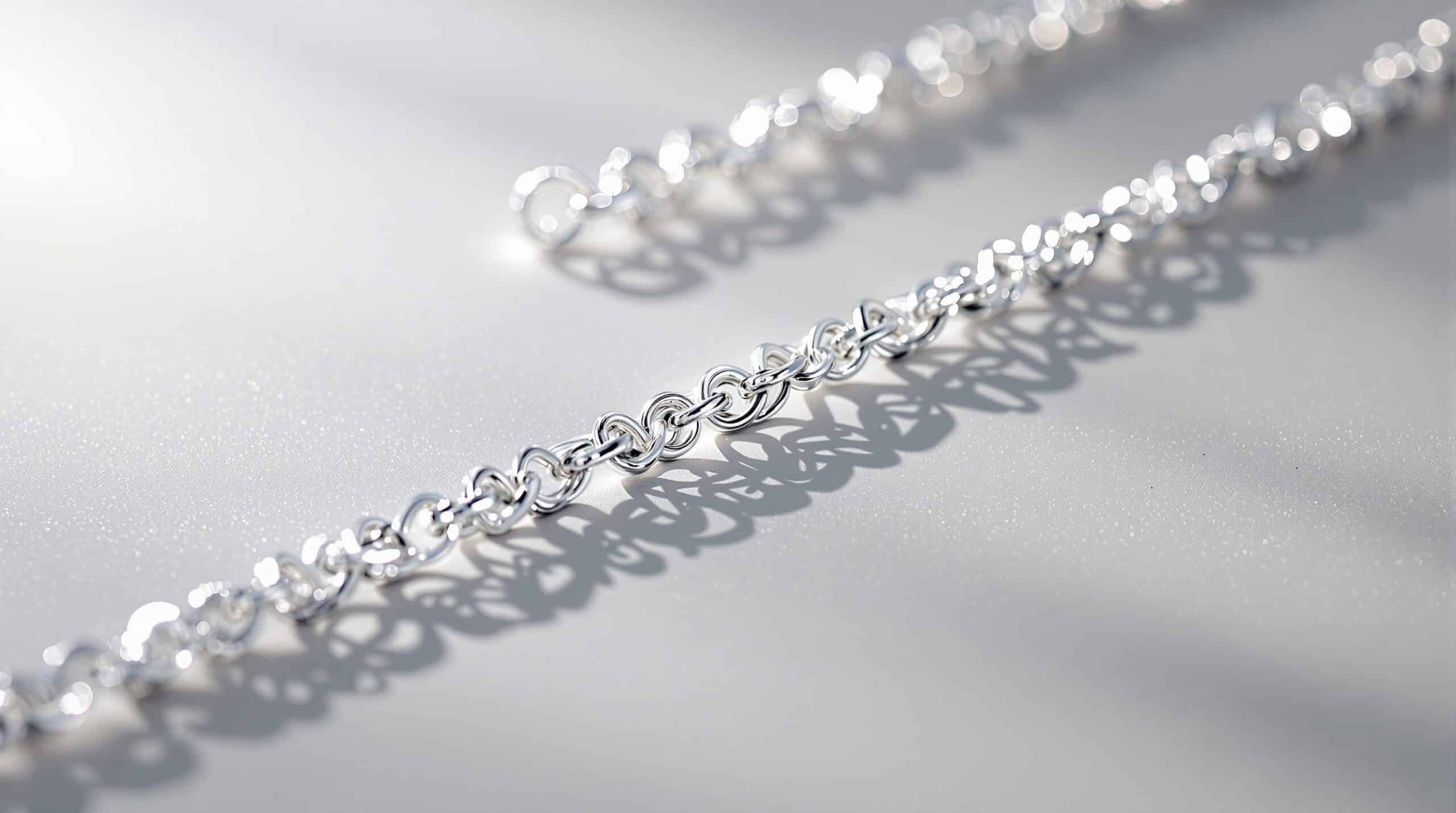 silver chain 40cm