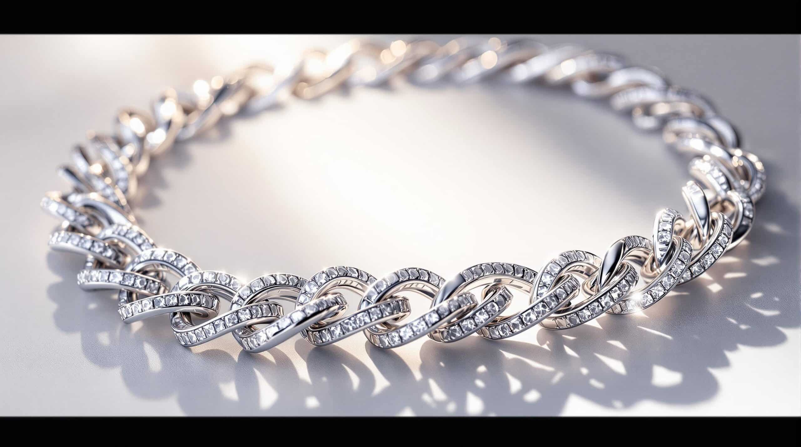 silver chain necklace real