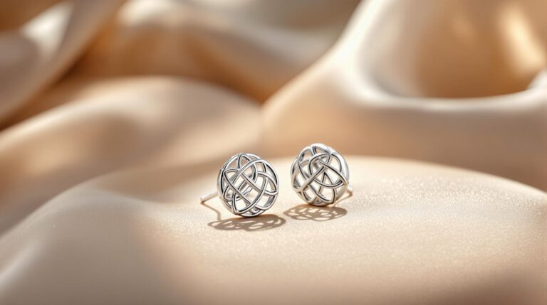 silver earrings sterling