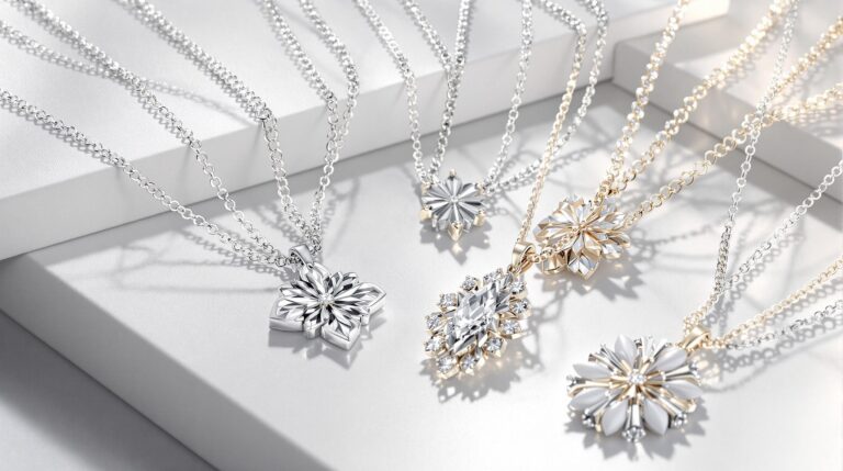 silver necklace designs with price
