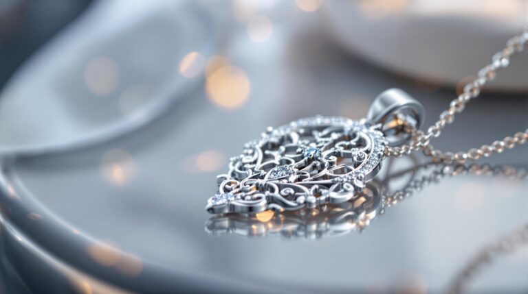 silver pendant jewellery
