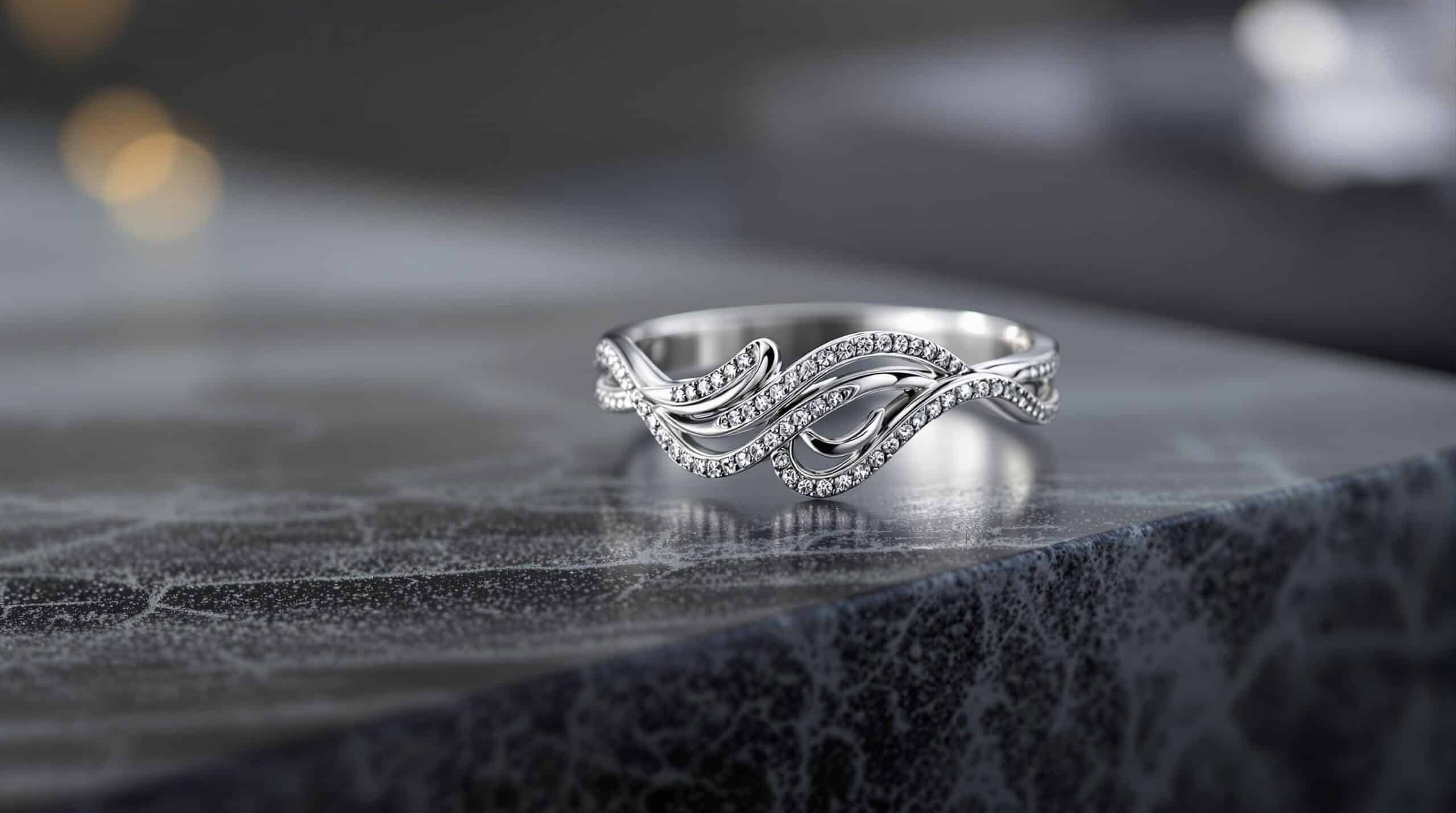 silver pendant ring