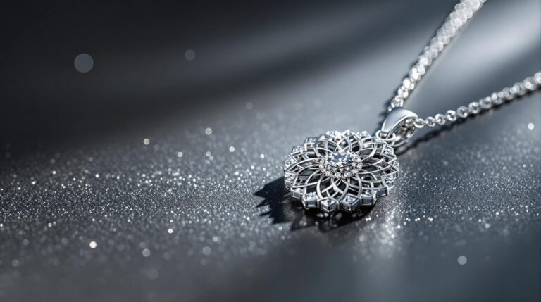 silver sterling pendant necklace