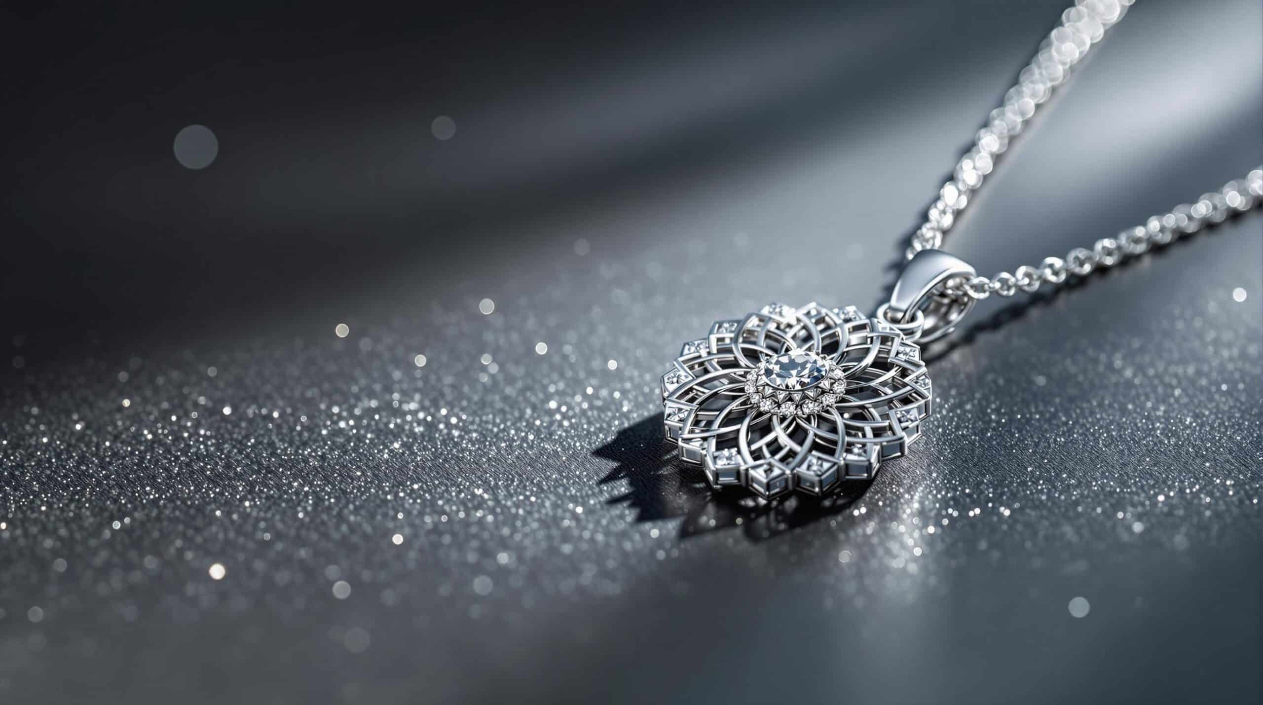 silver sterling pendant necklace