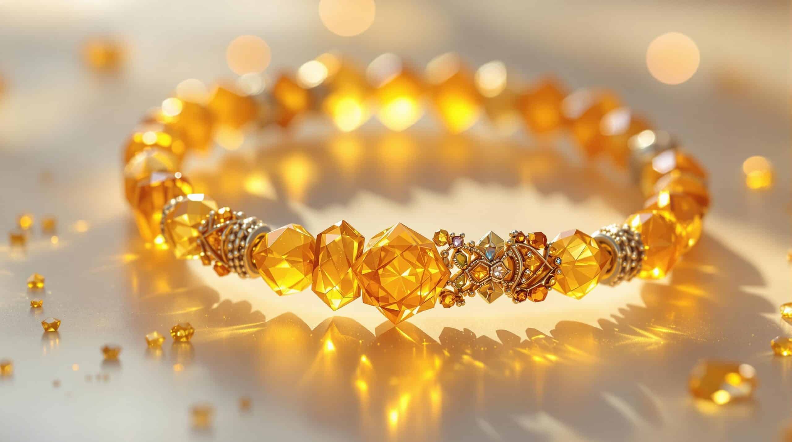 solar plexus chakra bracelet