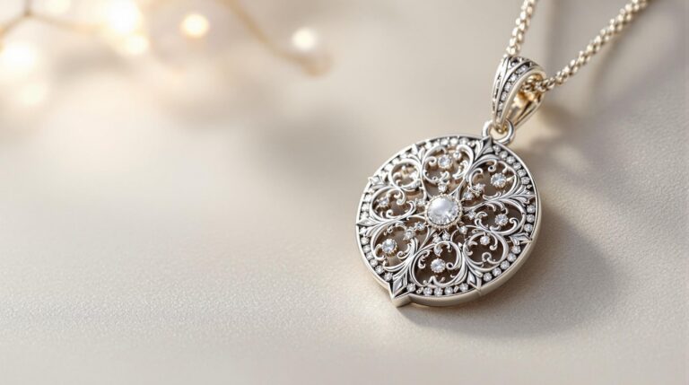 solid silver pendant