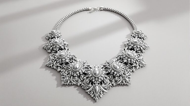 statement sterling silver necklaces