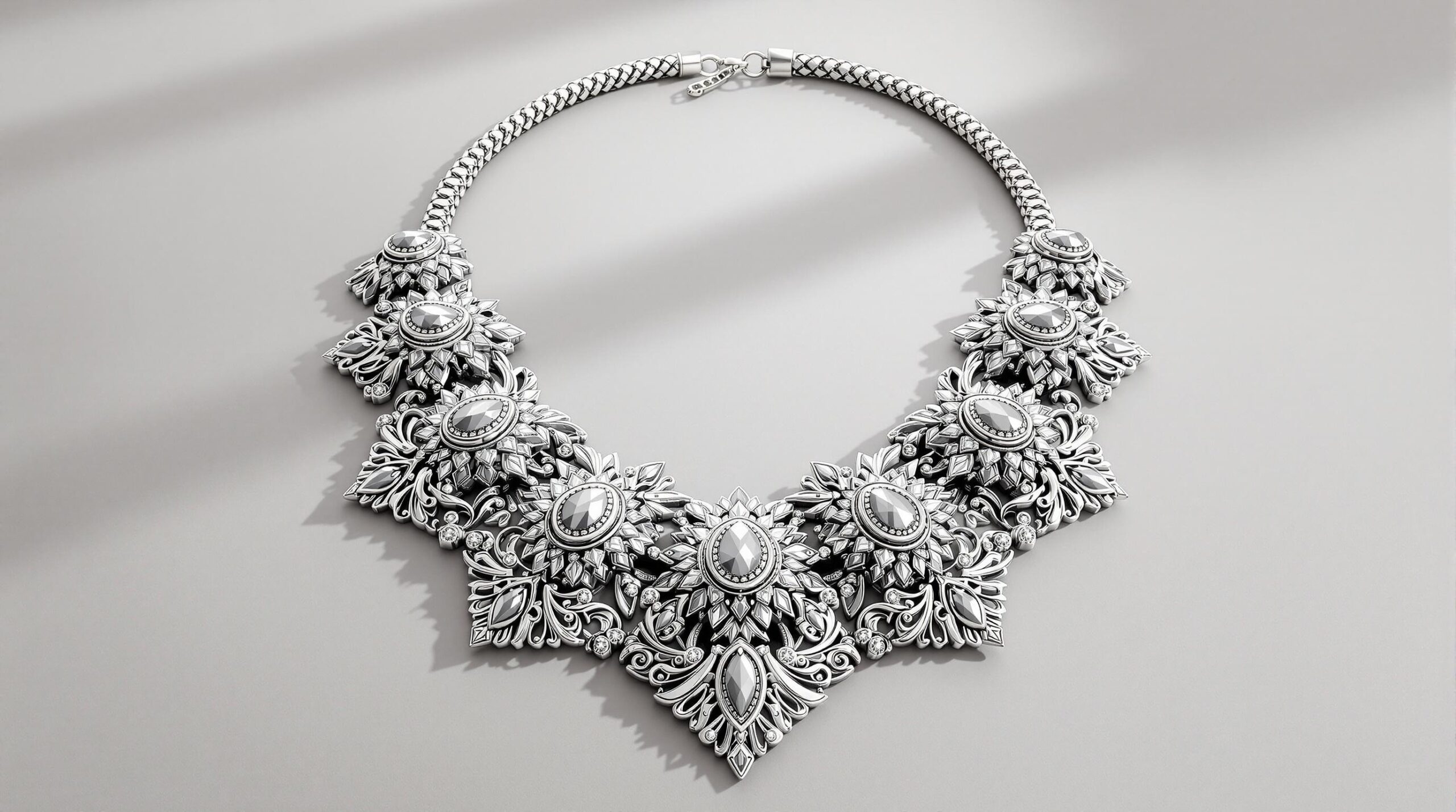 statement sterling silver necklaces