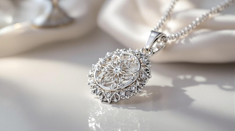 sterling silver a pendant