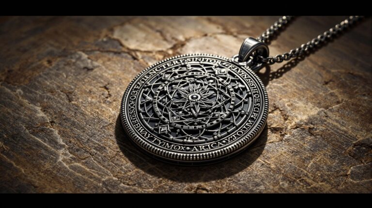 sterling silver amulet