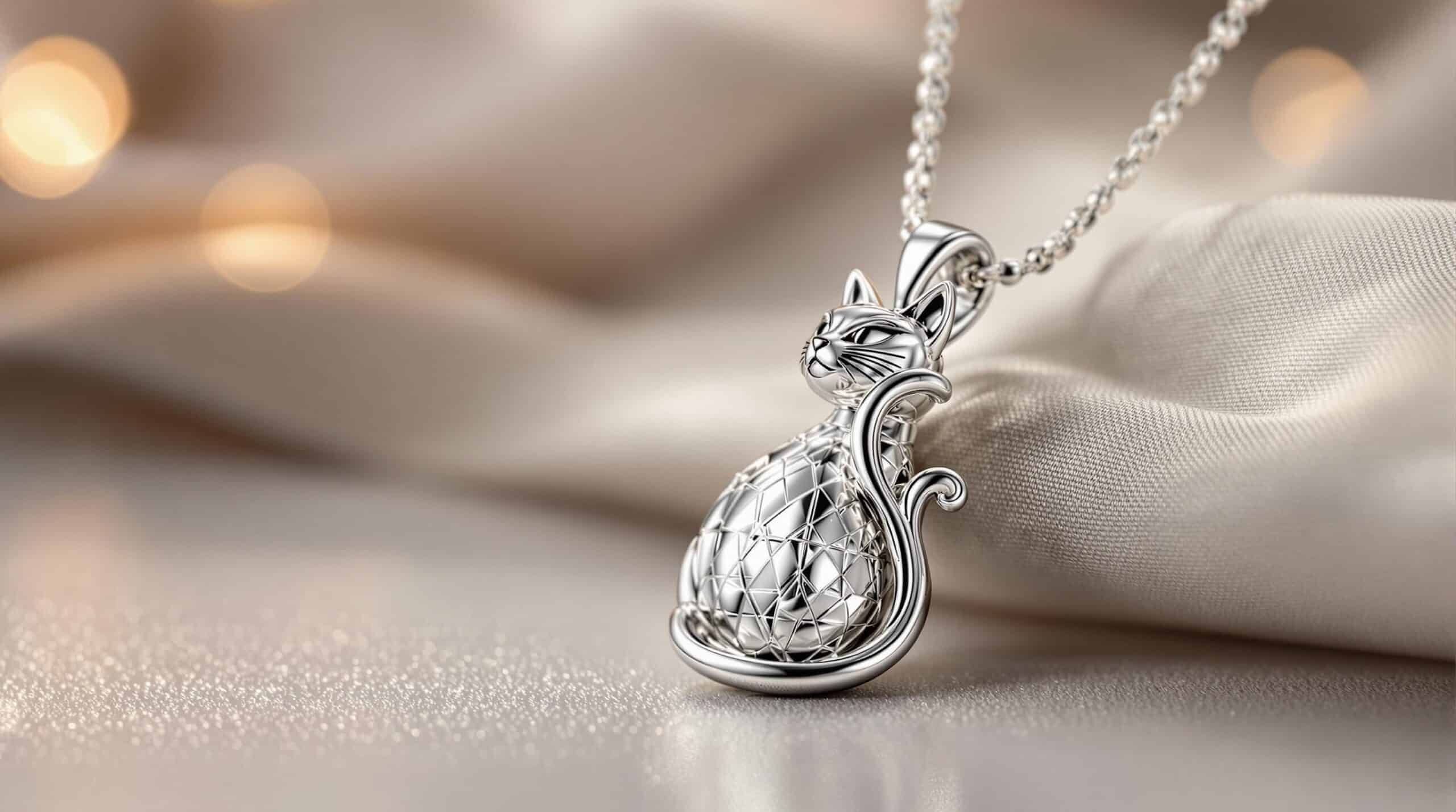sterling silver cat jewelry