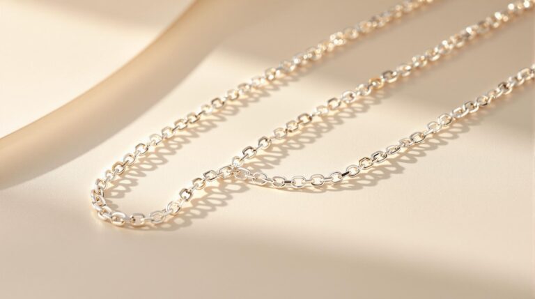 sterling silver chain 45cm