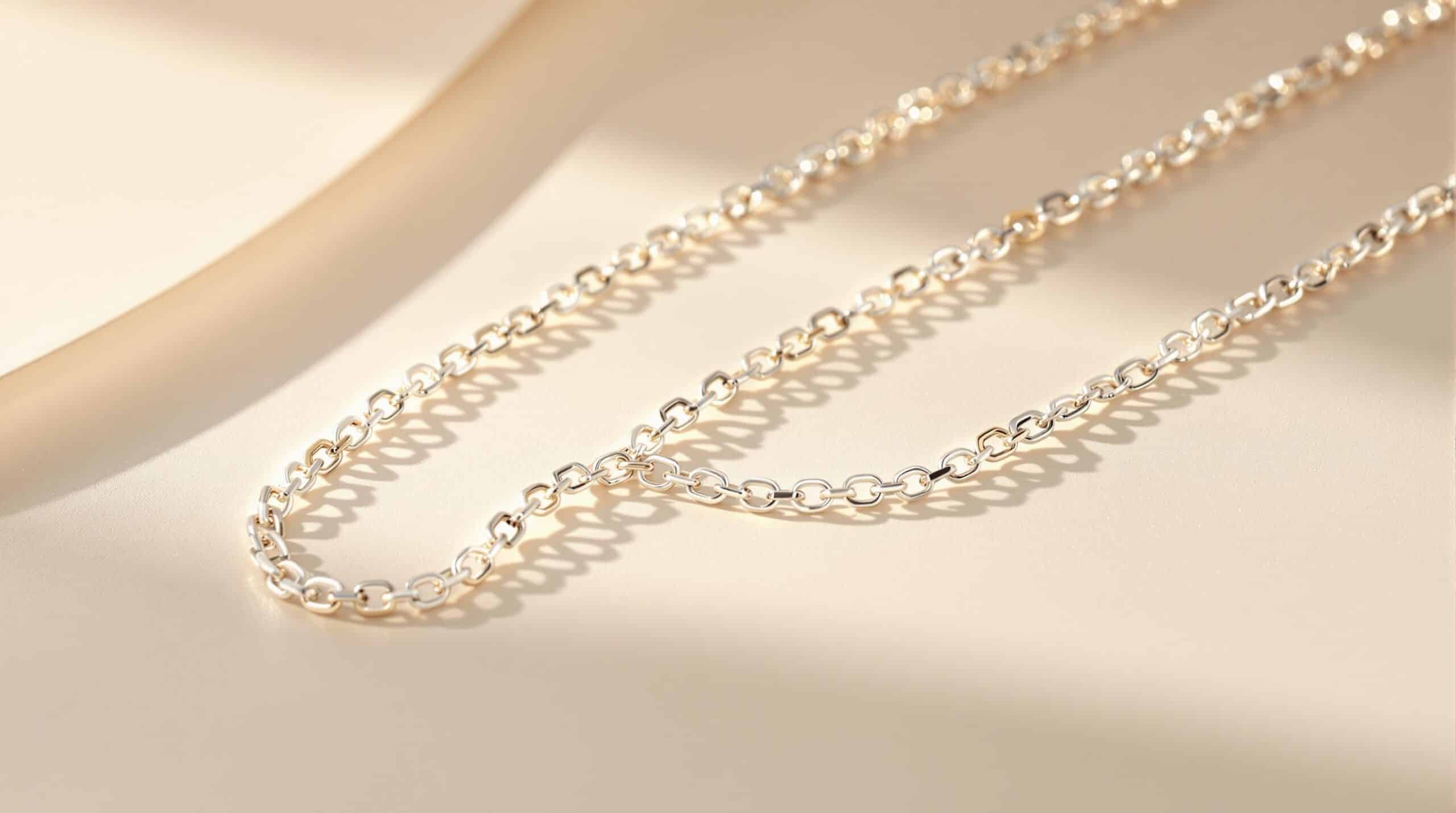 sterling silver chain 45cm