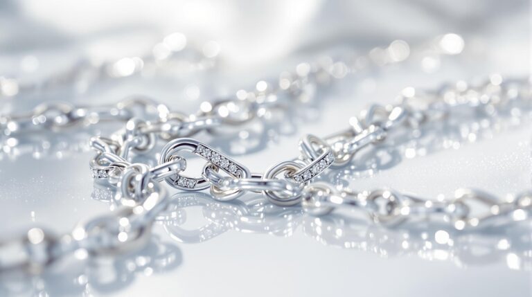 sterling silver chain long