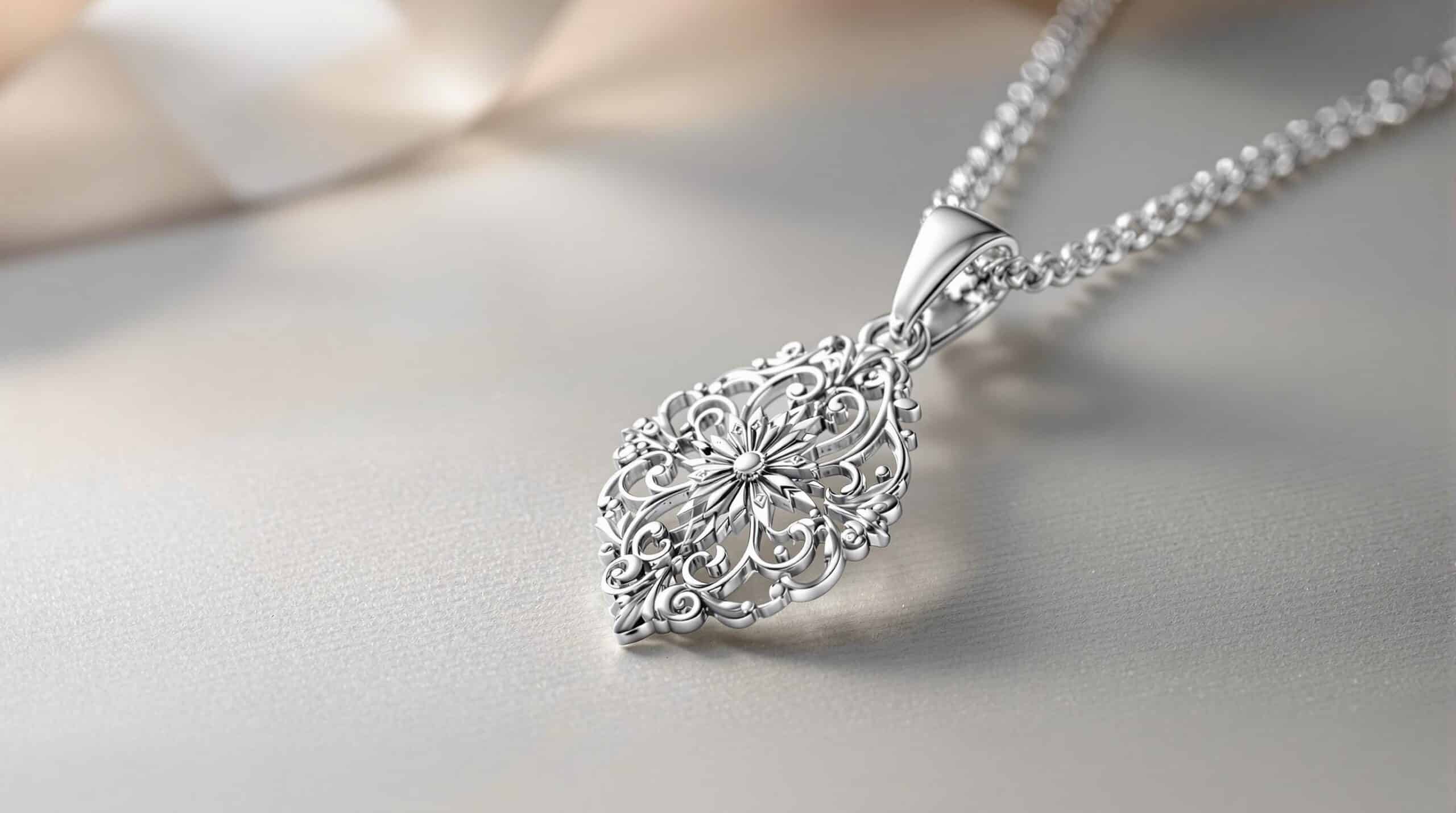 sterling silver chain pendant