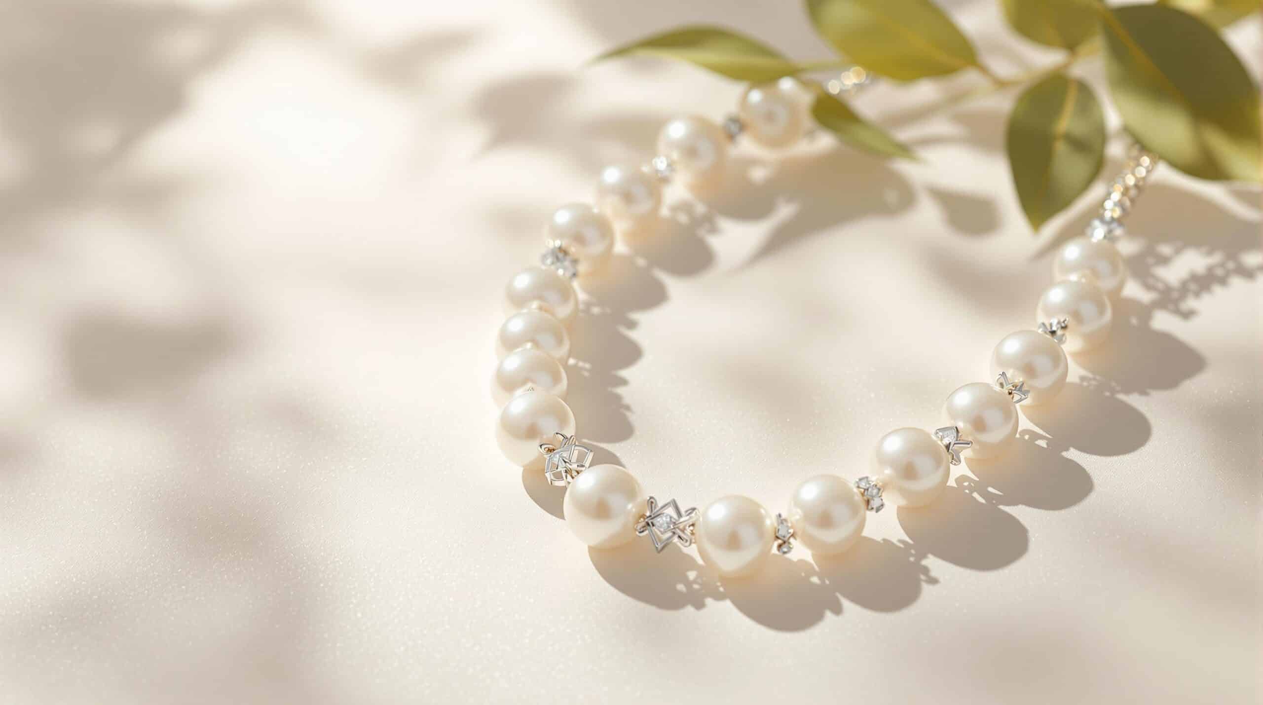 sterling silver freshwater pearl necklace