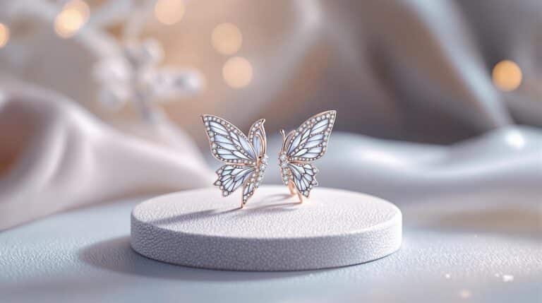 Stud Earrings Butterfly