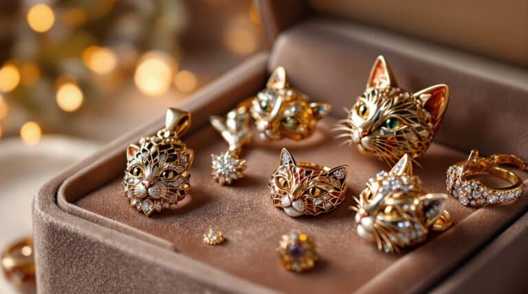 unusual cat jewellery